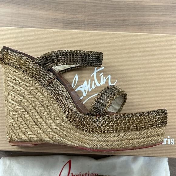 Christian Louboutin Cadena Chain Espadrilles - Picture 8 of 12